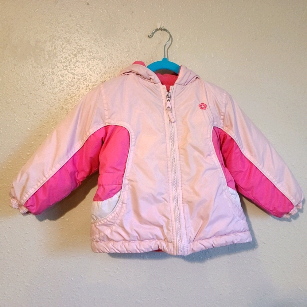 Pink 3t Puffer Winter Jacket
